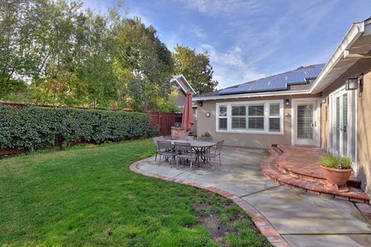 San Jose Corporate Rentals - West San Jose Executive Rental - Patio View